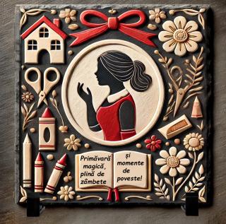 Tablou Personalizat Martisor Educatoare