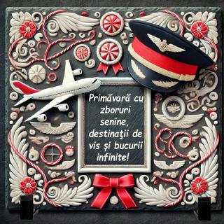Tablou Personalizat  Martisor Stewardesa