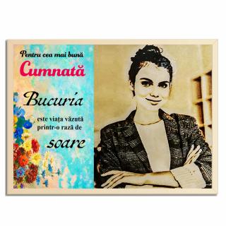 Tablou Personalizat Pentru Cadou Cumnata