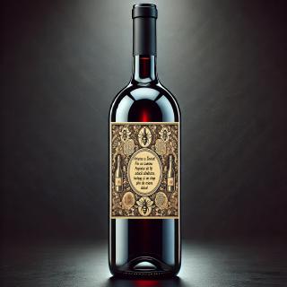Vin Personalizat Apicultor ,   Cadou Special de Paste cu Text si Poza