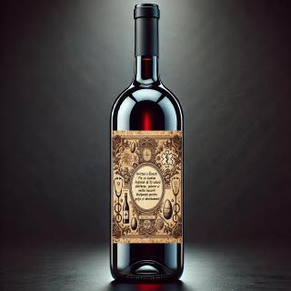 Vin Personalizat Doctor ,   Cadou Special de Paste cu Text si Poza