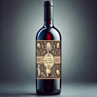 Vin Personalizat Electrician ,   Cadou Special de Paste cu Text si Poza
