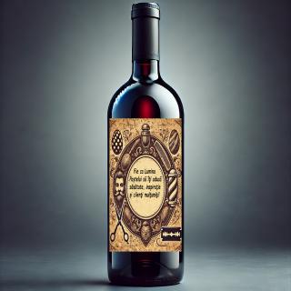 Vin Personalizat Frizer ,   Cadou Special de Paste cu Text  Poza