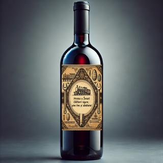 Vin Personalizat Mecanic Tren ,   Cadou Special de Paste cu Text  Poza