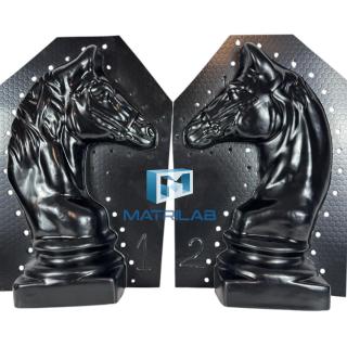 Matrita Cap de Cal  50 cm H - set 2 bucati fata si spate
