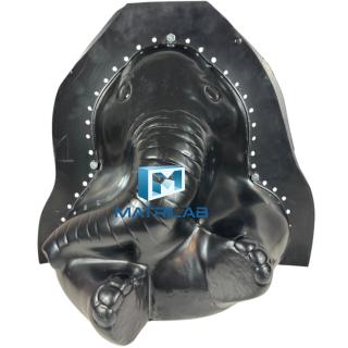 Matrita Elefant  41 cm H - set 2 bucati fata si spate