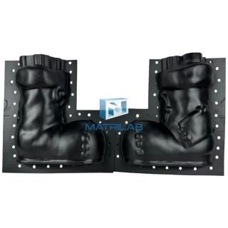 Matrita Ghetuta Mos Nicolae  34.5 cm H - set 2 bucati fata si spate
