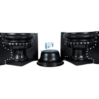 Matrita Ghiveci Flori  39 cm H - set 3 bucati