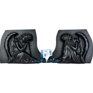 Matrita Ingeras care doarme  34 cm H - set 2 bucati fata si spate