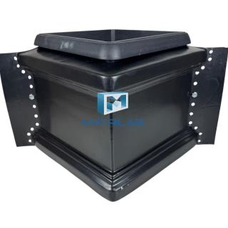 Matrita Jardiniera beton CUBO  35.5x35.5x27 cm  - set 3 bucati