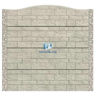 Set matrite gard panou complet cu 4 matrite de gard si 2 stalpi - ARDEZIA