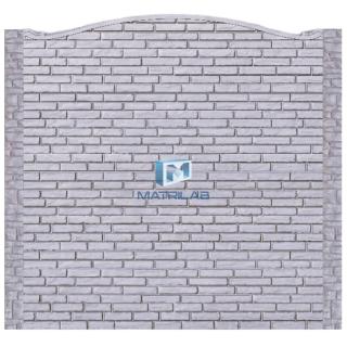 Set matrite gard panou complet cu 4 matrite de gard si 2 stalpi - BRICK