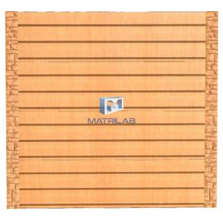 Set matrite gard panou complet cu 4 matrite de gard si 2 stalpi - TABLA ONDULATA