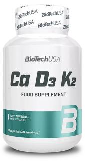 Ca D3 K2 - Complex de vitamine, calciu, fosfor, vitamina D, vitamina K2