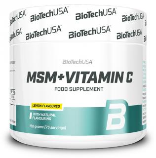 MSM + Vitamin C - produce colagen in piele, protejeaza articulatiile si reface cartilajele
