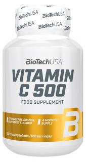 Vitamin C 500 - tablete masticabile cu 3 arome diferite