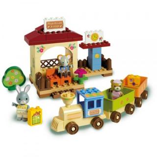 Set constructie Unico Maximilian Families Trenulet 68 piese