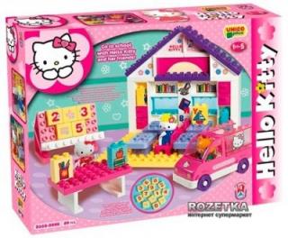 Set constructie Unico Plus Hello Kitty Scoala 89 piese