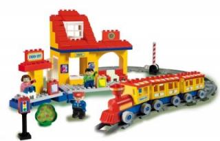 Set constructie Unico Plus tren mare