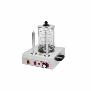 Aparat incalzitor hot-dog 2 tepuse si vas, 230V, 0,55kW, BHG06C