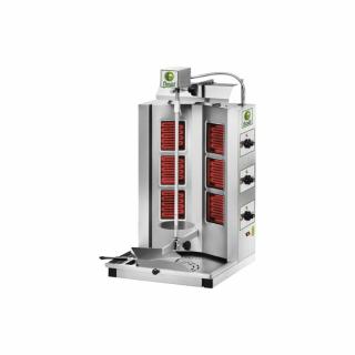 Aparat kebab electric 6 arzatoare, 400V, 4,2 kW, GYR60