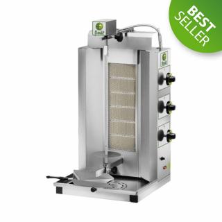 Aparat kebab gaz 6 arzatoare, aprindere piezoelectrica, 10,2 kW, GYR60M