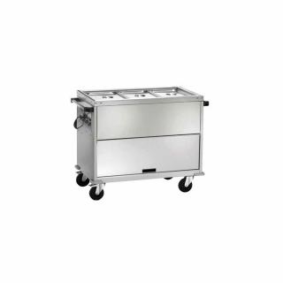 Bain Marie cu boiler, temperatura ajustabila, 2 x GN1 1 - 150(h) mm, +30   C +90   C, 960x680x920(h) mm, CT1766TD