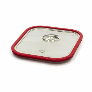 Capac inox cu garnitura de silicon GN 2 3