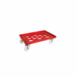 Carucior pentru transport lazi cu aluat de pizza, 620x420x16,50(h) mm, CB1449