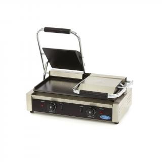 Contact grill neted dublu, 230V, 1800W,  220     235 mm