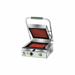 Contact grill simplu cu placi ceramice mixte striat-neted, 230V, 1,7kW, PV27LR