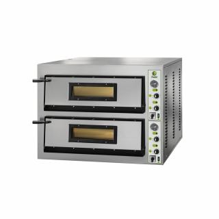 Cuptor de pizza electric cu panou analog, 400V, 18 kW, FML6+6