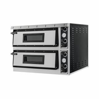 Cuptor pizza electric 4+4 pizze, O 35 cm, 12 kW, 400V