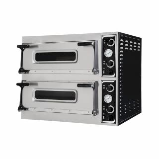 Cuptor pizza electric 4+4 pizze, O 40 cm, 13,8 kW, 400V