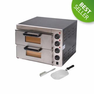 Cuptor pizza micro cu 2 camere, 230V, 3kW, BPO33-2