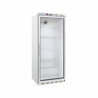 Dulap frigorific alb cu usa din sticla semiprofesional, 350 litri, +2+8   C
