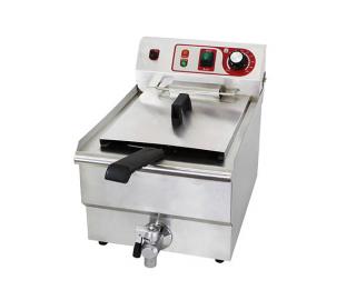 Friteuza electrica profesionala 8,5 litri cu robinet BWF-131P