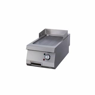 Gratar Fry-top electric, cromat striat de banc, 400x900x280 mm, 6 kW, linia 900