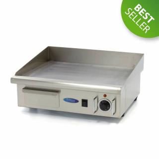 Gratar Fry-top electric neted din inox, 550     365 mm, 3 kW, 230V