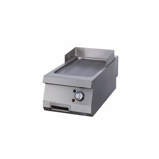 Gratar Fry-top electric striat de banc, 400x900x280 mm, 6 kW, linia 900