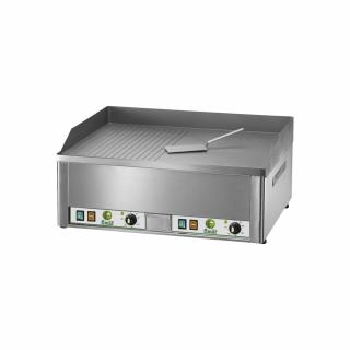 Gratar fry-top electric suprafata fonta mixta neted-striat, 650     480 mm, 400V, 6 kW, FRY2LR