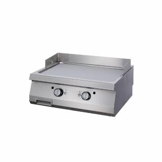 Gratar Fry-top pe gaz cromat neted de banc, 800x900x280 mm, 18 kW, linia 900