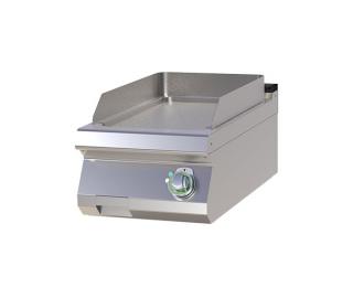 Grill Fry-top electric cromat neted 560x370 mm de banc, 4,5 kW, linia 700, FTHC704E