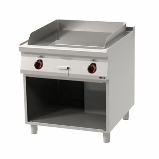 Grill Fry-top electric cromat neted 650x710 mm cu suport, 12 kW, linia 900, FTHC90 80E