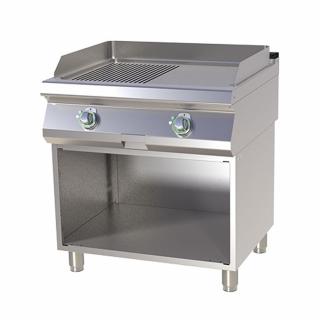 Grill Fry-top electric mixta 560?770 mm cu suport, 9 kW, linia 700, FTHR780E