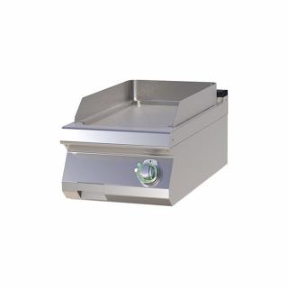 Grill Fry-top electric neted 560x370 mm de banc, 4,5 kW, linia 700, FTH704E
