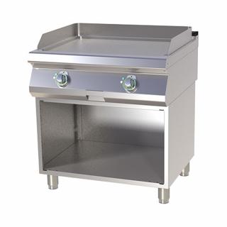 Grill Fry-top electric neted 560x770 mm cu suport, 9 kW, linia 700, FTH780E