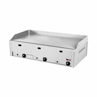Grill Fry-top gaz cromat neted 480x970 mm, 990x540x220 mm, 12 kW, FTHC90G