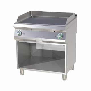 Grill Fry-top gaz cromat neted 560x770 mm cu suport, 14 kW, linia 700, FTHC780G