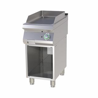 Grill Fry-top gaz neted 560x370 mm cu suport, 7 kW, linia 700, FTH740G